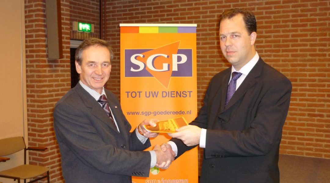 SGP Goedereede presenteert verkiezingsprogramma