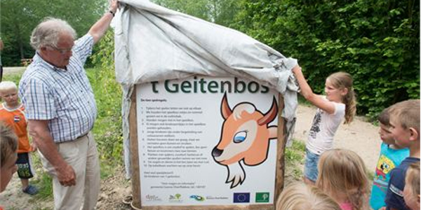 Opening van Geitenbos door Koningswoud