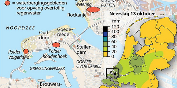 Crisisorganisatie gemeente coördineerde wateroverlast