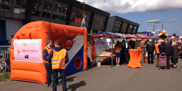 SGP presenteerde zich op Havenmarkt