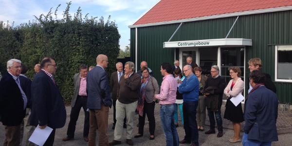 Gemeenteraad op werkbezoek met thema Recreatie