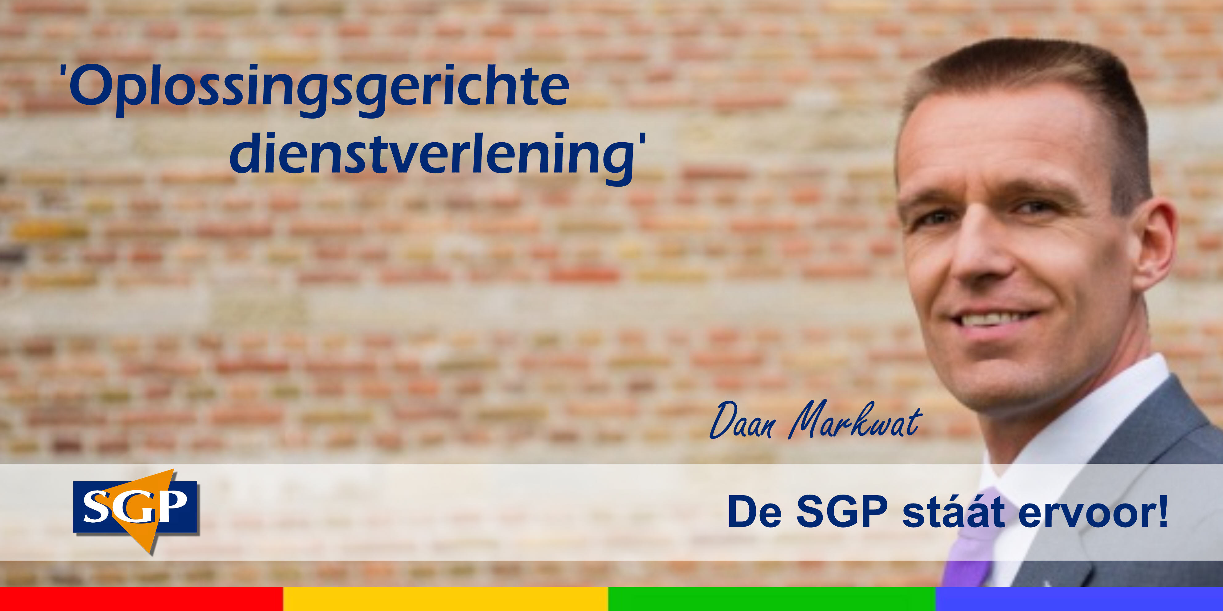 Daan Markwat nieuwe wethouder voor SGP