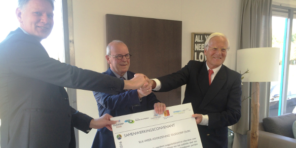 Ondertekening samenwerkingsovereenkomst Ouddorp Duin