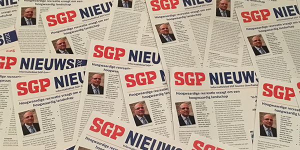 Huis-aan-huis uitgave SGP Nieuws