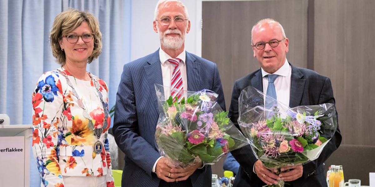 Afscheid wethouders de Jong en Tollenaar