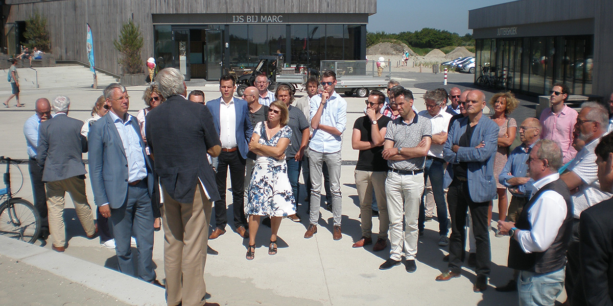 Gemeentebestuur Katwijk bezoekt Kop van Goeree