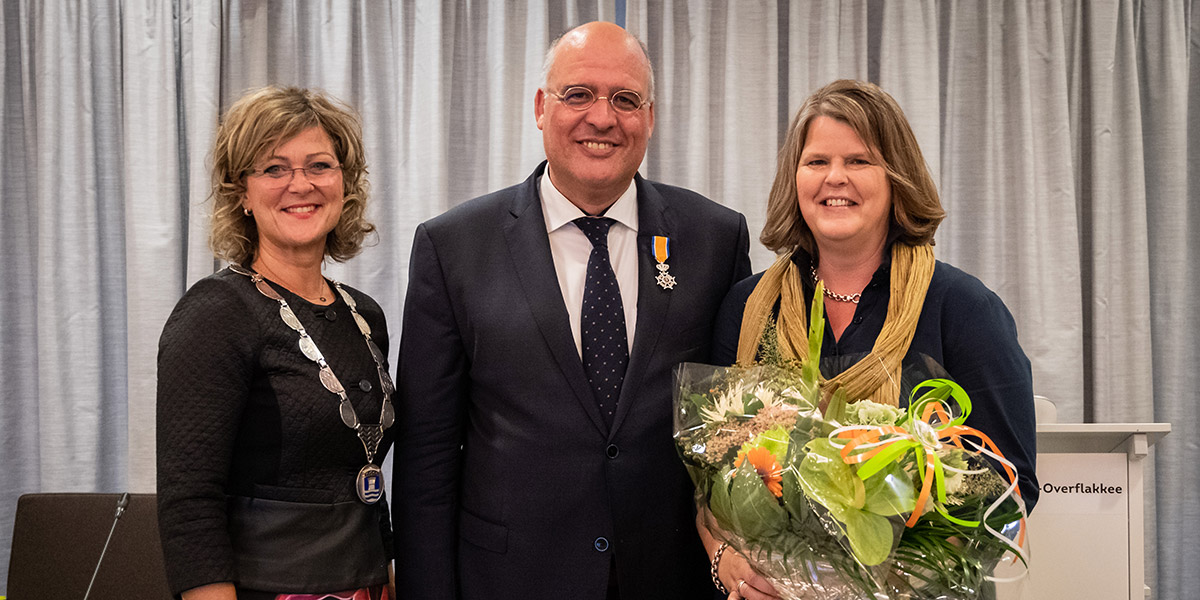 Raadslid Kees van Dam uit Middelharnis benoemd tot Lid in de Orde van Oranje-Nassau