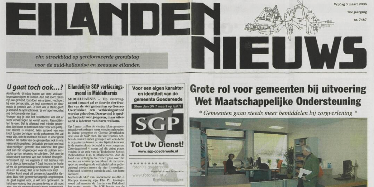 Fractiegewijs Eilanden Nieuws 24 maart 2006