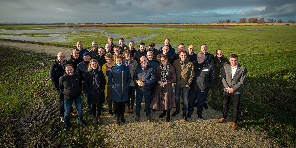 Delegatie Flevoland bezoekt Goeree-Overflakkee