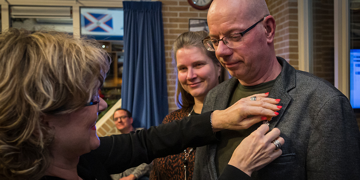 Peter Meijer uit Goedereede Koninklijk onderscheiden