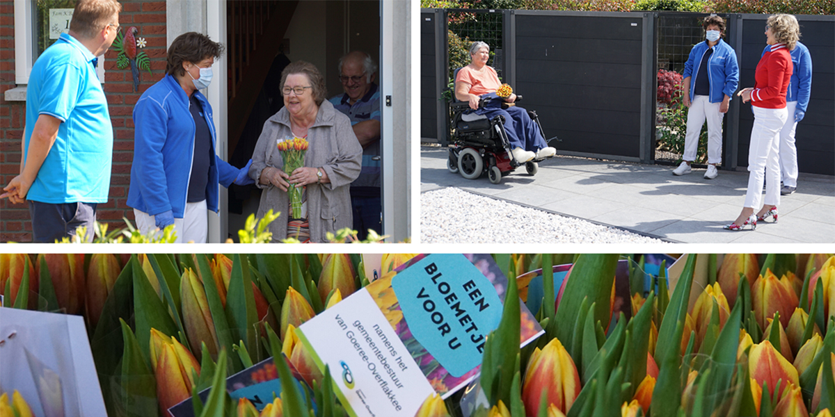 [Video] Gemeentelijke bloemengroet voor de thuiszorg