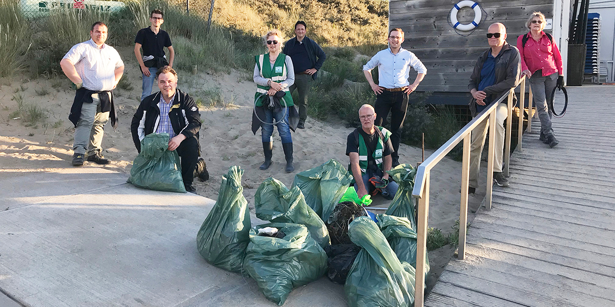 SGP-fractie in actie tegen zwerfafval