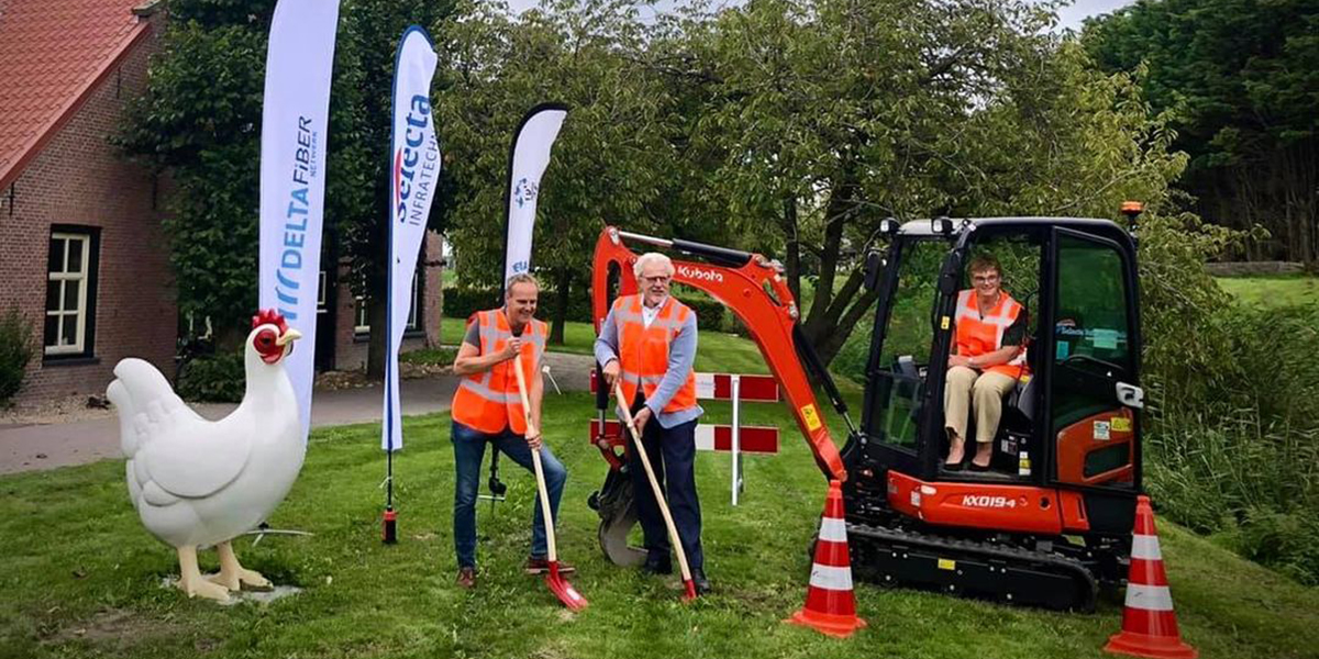 Aanleg van glasvezel op Goeree-Overflakkee van start!