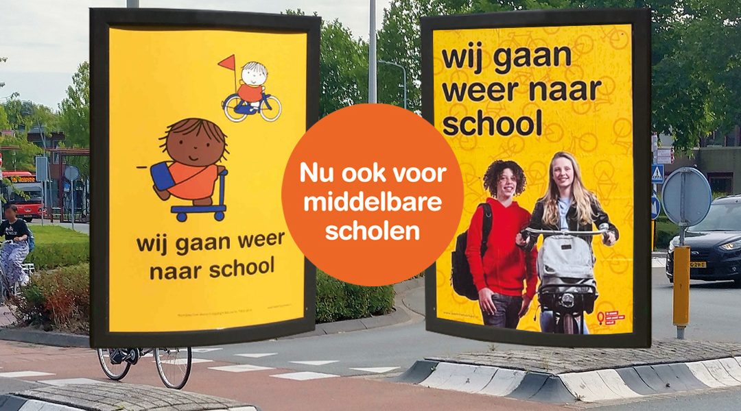 ‘Wij gaan weer naar school’-campagne moet bijdragen aan een veilige reis van en naar school