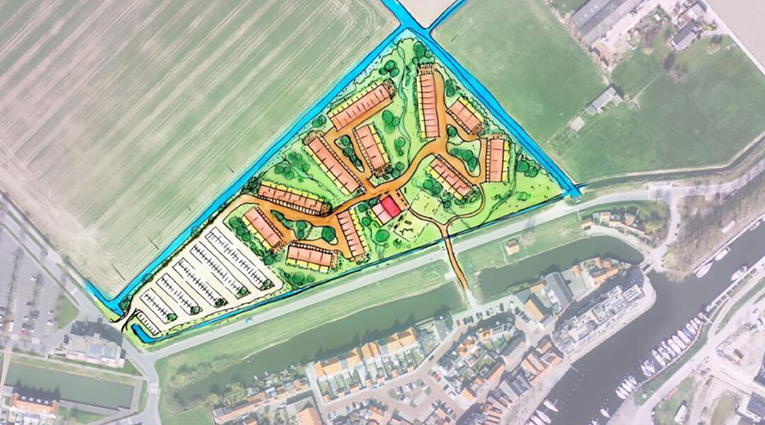 Flexwoningen Sommelsdijkse Havendijk voor opvang gevluchte Oekraïners