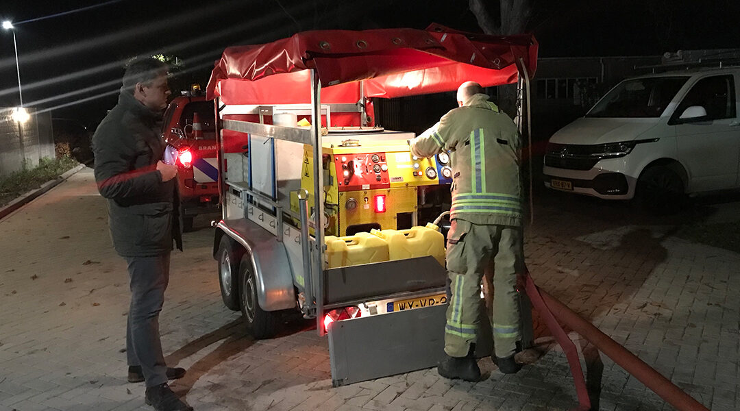 Fractie laat zich informeren over de blusvoorzieningen bij Brandweer Ouddorp