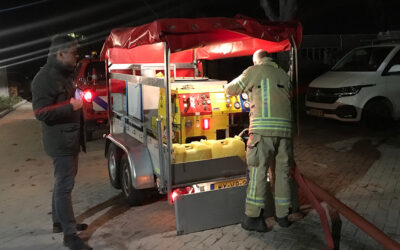 Fractie laat zich informeren over de blusvoorzieningen bij Brandweer Ouddorp