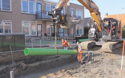 [Video] Nu ook gescheiden rioolstelsel in Pieterstraat Melissant