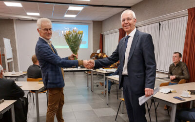 Lijsttrekker Wim de Jong SGP Waterschap Hollandse Delta bij SGP Oostflakkee