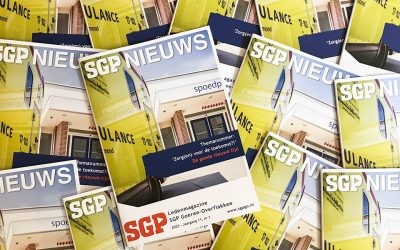 Thema SGP Ledenmagazine: ‘Zorg(en) voor de toekomst?!’