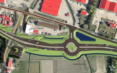 Werkzaamheden aan de N215 tussen Dirksland en Oude-Tonge
