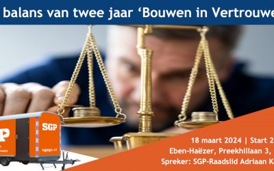 De balans van twee jaar ‘Bouwen in Vertrouwen!’