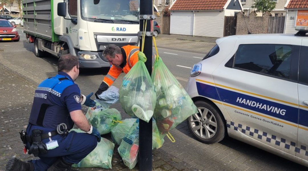 Controle pmd-zakken: veel bewuste afvaldumpers