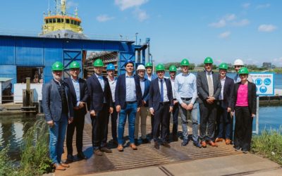 Maritiem gezant Kees van der Staaij bezoekt Stellendam