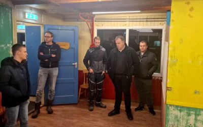 SGP-fractieleden op bezoek bij Scouting Jan Joosten in Ouddorp