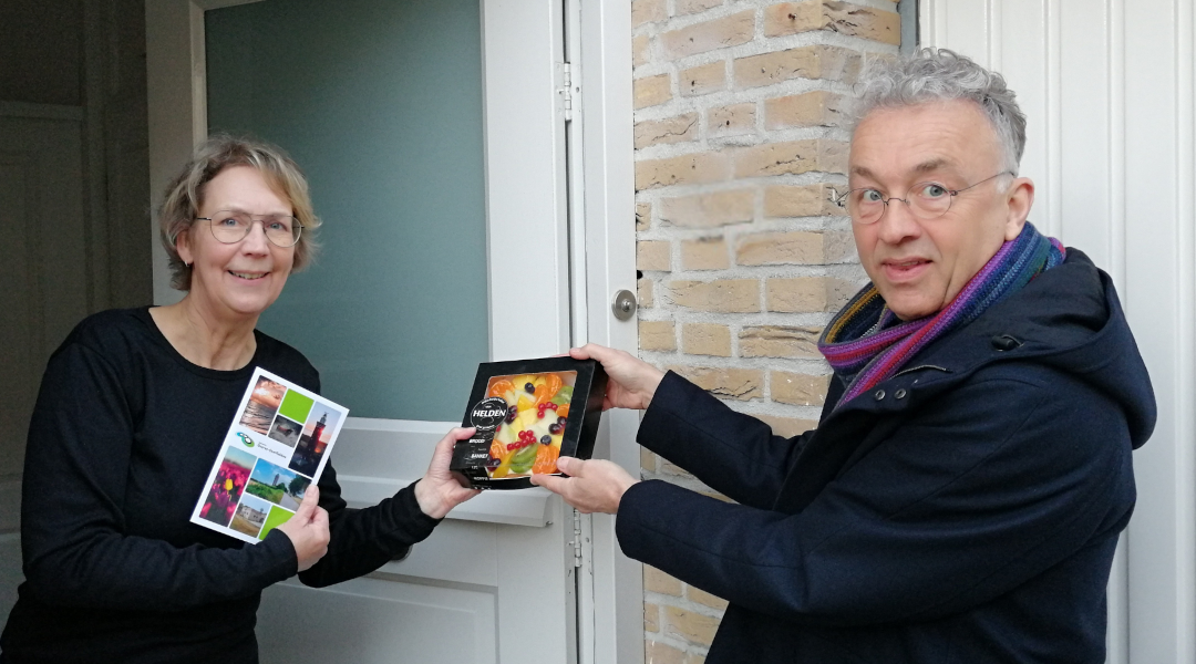 Taart voor 100e gebruikers van praatmee.goeree-overflakkee.nl!