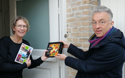 Taart voor 100e gebruikers van praatmee.goeree-overflakkee.nl!